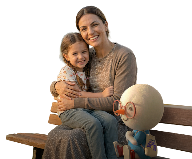 yarınlara kartopu ve anne ve çocuk